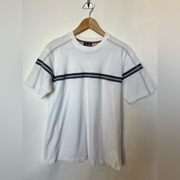 xg extreme quality Other - XG Extreme Quality White Stripe Tee Early 2000s Skate Surf‎ Style Size M
